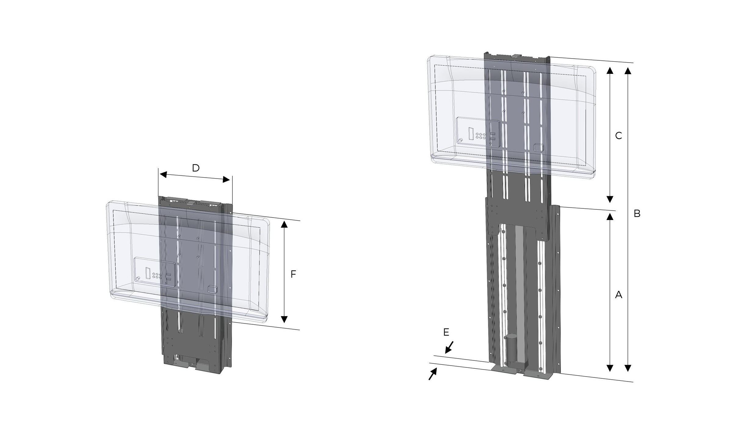 Drop down TV LIFT